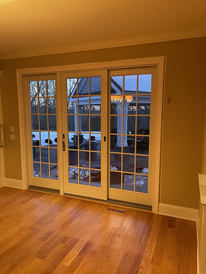 Andersen Gliding door replacement in Easton